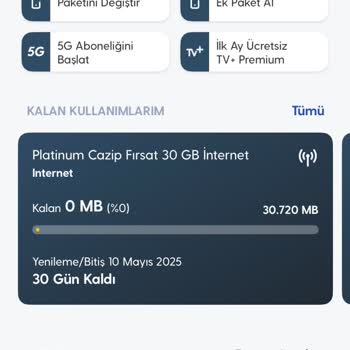 Turkcell Paket Tükenmesi: 2 Saatte 30GB!