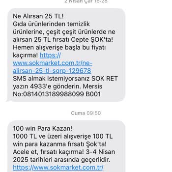 Şok Marketler'de Winpara Yükleme Sorunu