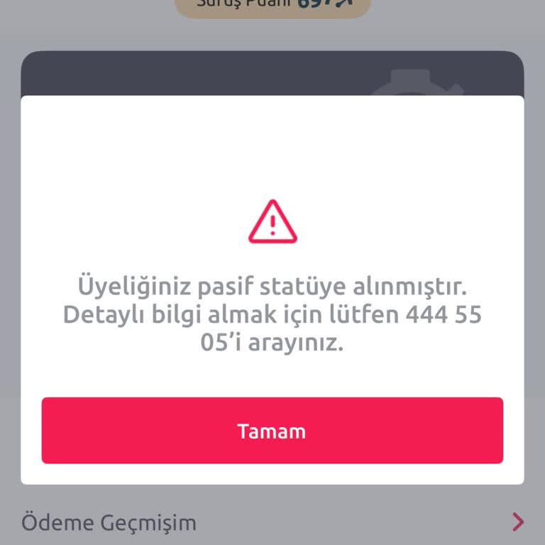Üyelik Durumu ve GPS Problemi