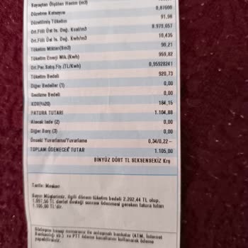 Doğal Gaz Faturasında Yanlış Hesaplama Ve Haksız Kazanç