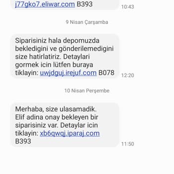 Sürekli Gelen Yanıltıcı Mesajlar