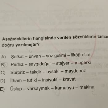 Üçdörtbeş Yanlış Kelime Kullanımı: Eğitim Materyalinde Hata