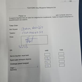 Araç Kilometresi Hatası Satışımı İptal Ettirdi