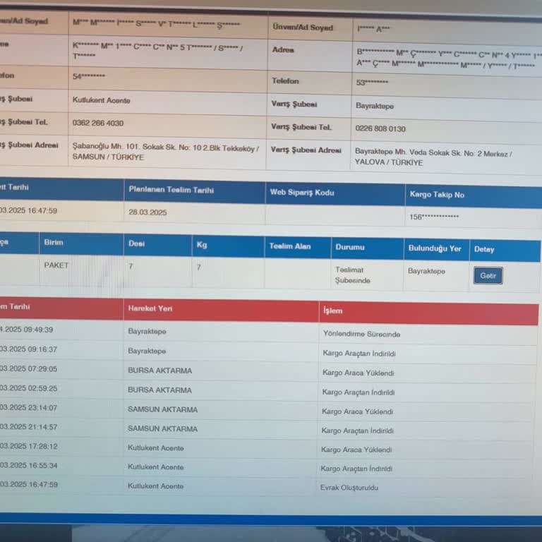 Kargo 14 Gündür Teslim Edilmiyor