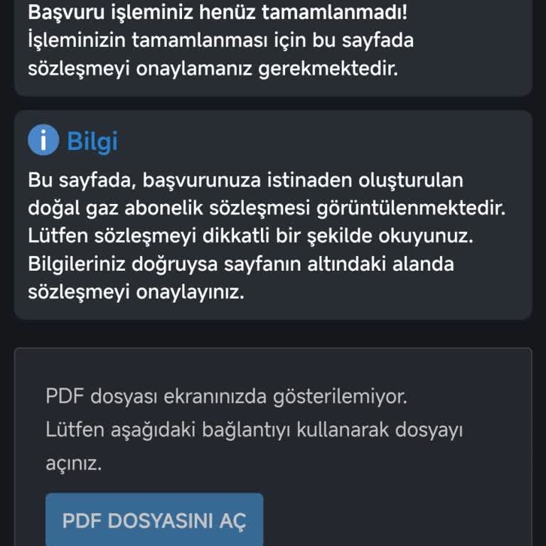 Abonelik Başvurusunda Son Anda Yaşanan Sorun