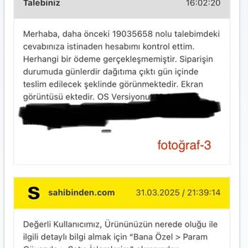 Sahibinden.com'da Kargo Ve Ödeme Sorunu