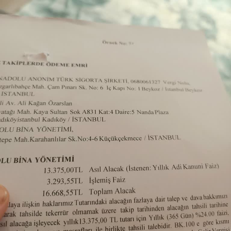 Sigorta Ödemesi Sonrası İcra Şoku