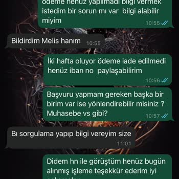 İade Edilmeyen Ödeme Ve İletişim Eksikliği