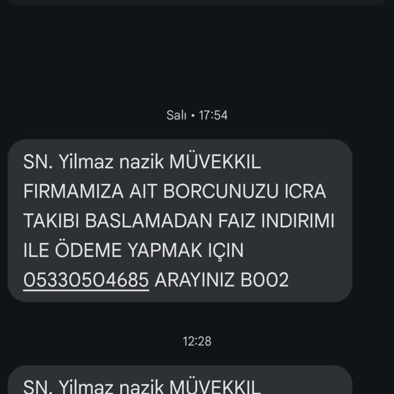 Yanlış İcra Mesajlarıyla Haksız Kazanç Girişimi