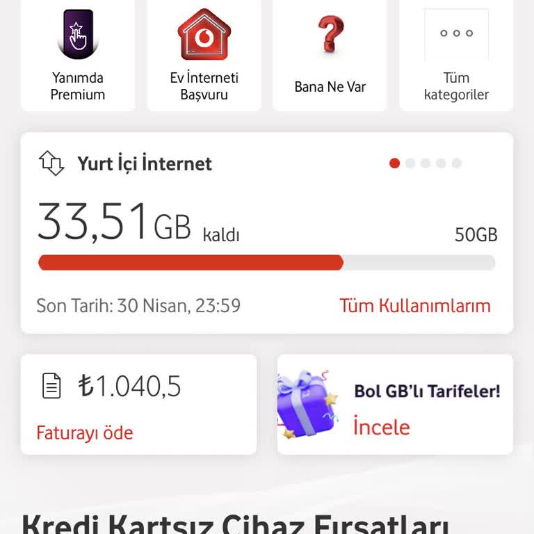 Yüksek Fatura Ve İnternet Paketi Sorunu