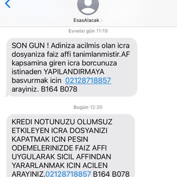 Yanlış Mesajlar Ve İptal Edilemeyen Bildirimler