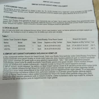 Vestel Ürünleri Ve Müşteri Hizmetleri Hayal Kırıklığı