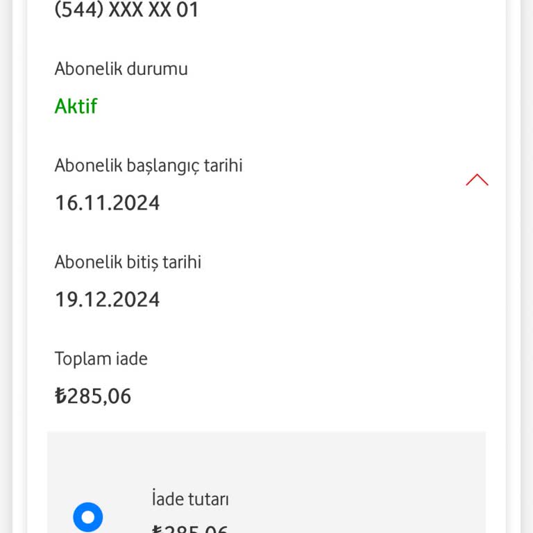Vodafone'dan Alacak Sorunu Ve Yetersiz Müşteri Hizmeti