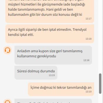 İptal Edilen Sipariş Ve Kullanılamayan Kupon Hakkı