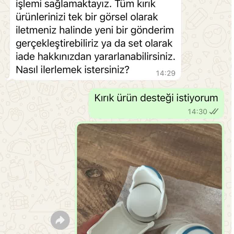 Kırık Ürün İçin Yanıtsız Bekleyiş