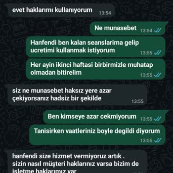 Hizmet Alamadığım Gibi Tehdit Ediliyorum!