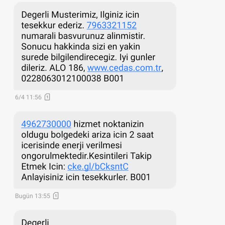 Yanlış Adrese Sürekli SMS Gönderimi
