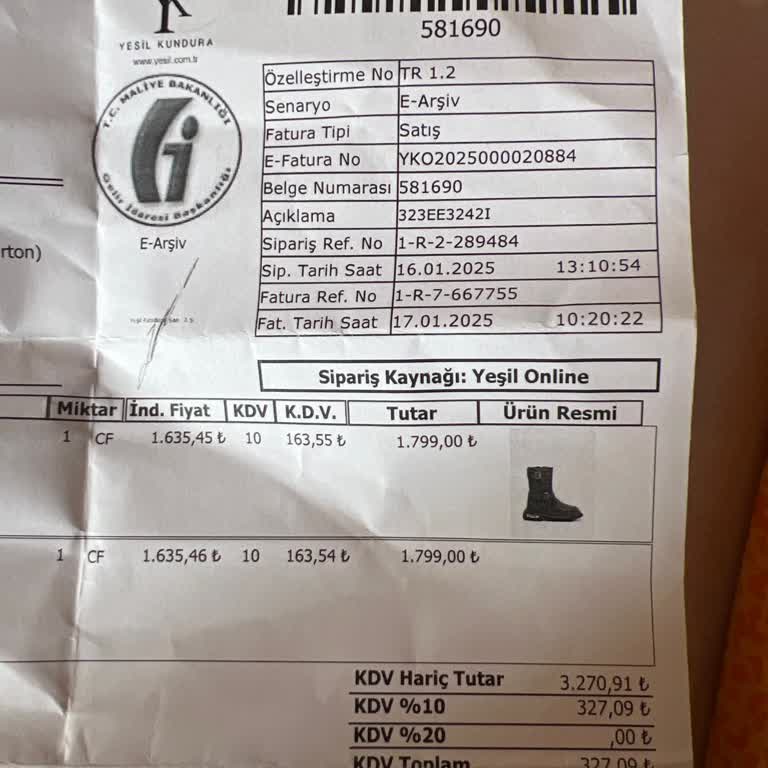 Yeşil Kundura'da İade Sürecinde Yaşanan Sorun Ve İletişim Eksikliği