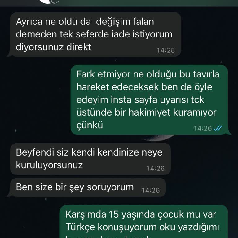 İade Talebine Saldırgan Yanıt Ve Engelleme