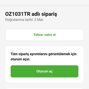 Ozerty Türkiye Siparişimi Göndermediler!