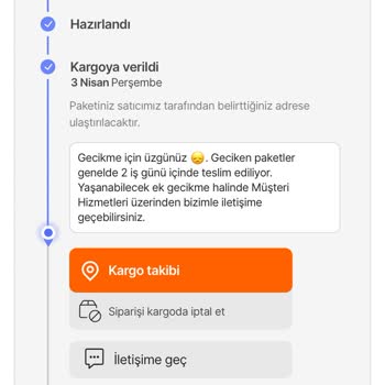 Teslimat Gecikmesi Ve Yanıltıcı Bilgi