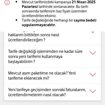 Vodafone Tarife Fiyatlarında Ani Artış Şoku