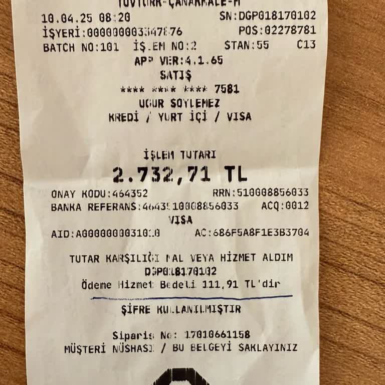 Araç Muayene İstasyonunda Haksız Kart Komisyon Ücreti Talebi