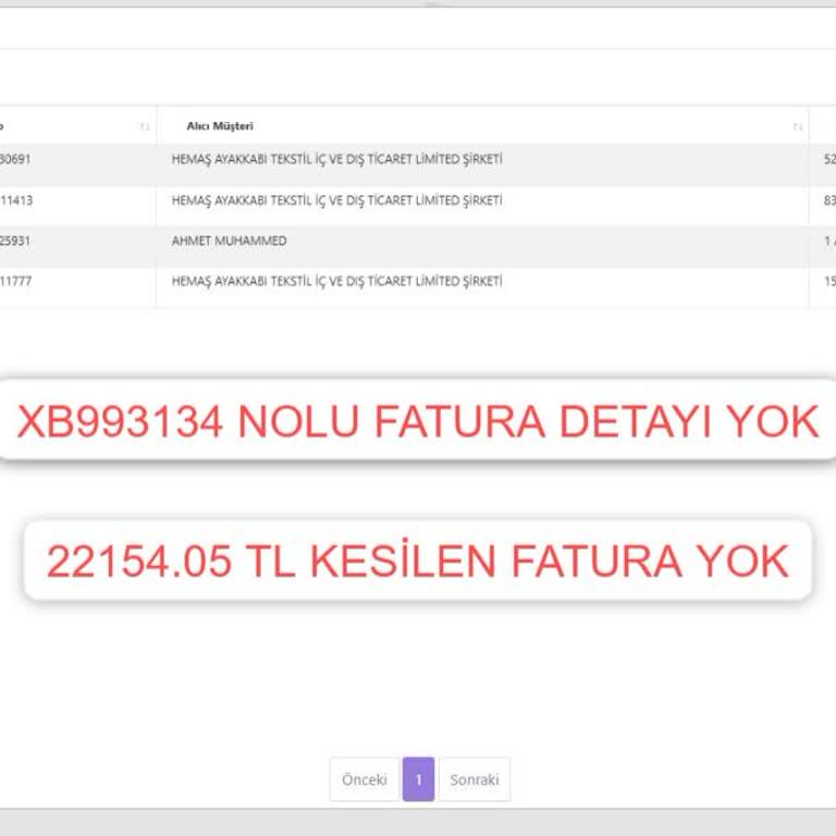 Yanlış Faturalandırma Ve Cari Hesap Sorunu