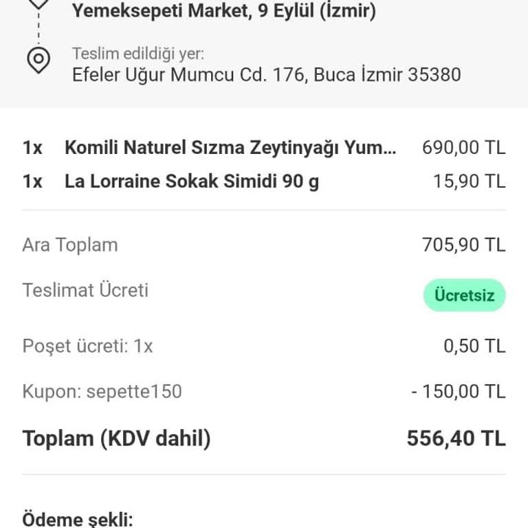 Teslim Edilmeyen Sipariş İçin Acil Para İadesi Talebi