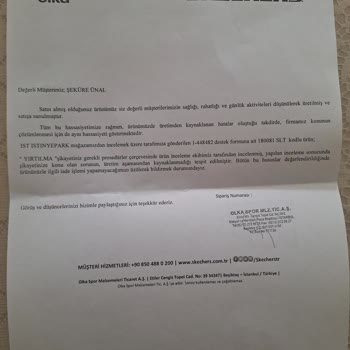 Skechers Ayakkabıda Beklenmedik Kumaş Açılması