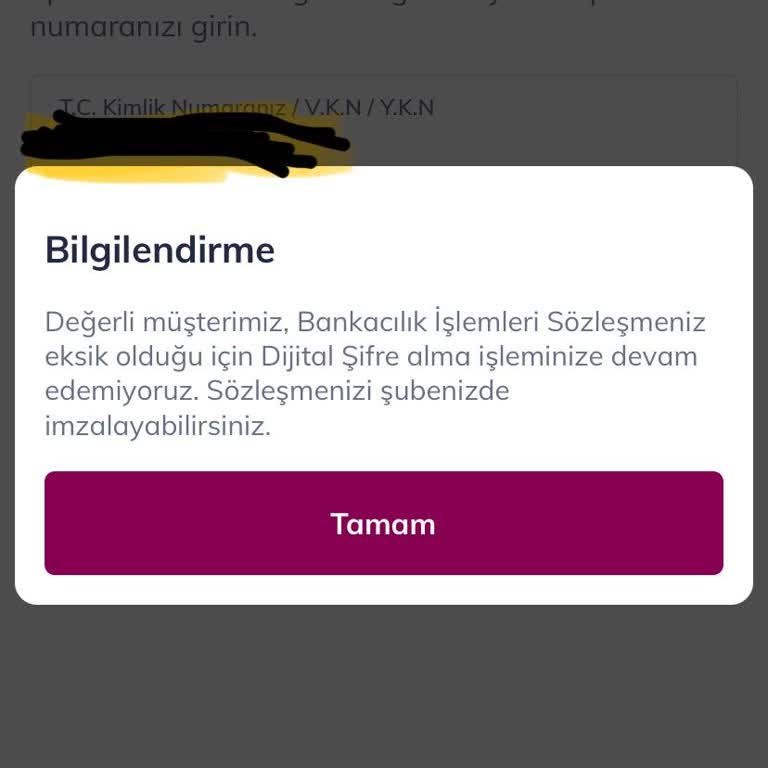 QNB Finansbank'ta Şifre Belirleme Sorunu Ve Eksik Sözleşme Uyarısı