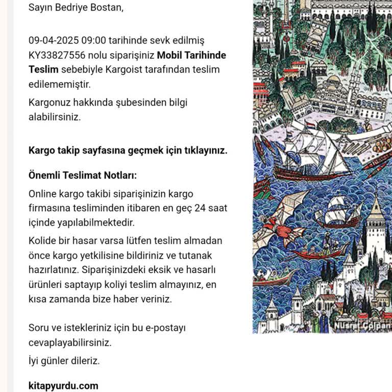 Kargoist İle Teslim Edilmeyen Kitaplarım