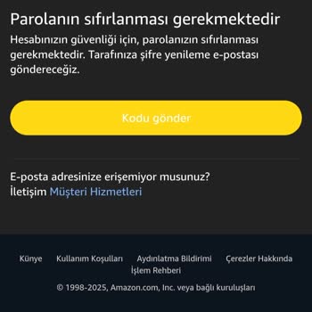 Amazon Hesabına Giriş Sorunu Ve Müşteri Hizmetleri Yanıt Vermiyor