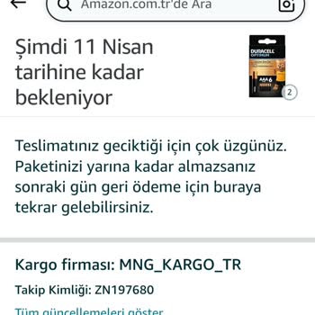 Amazon'dan Beklenen Hızlı Teslimat Hayal Kırıklığı Yarattı