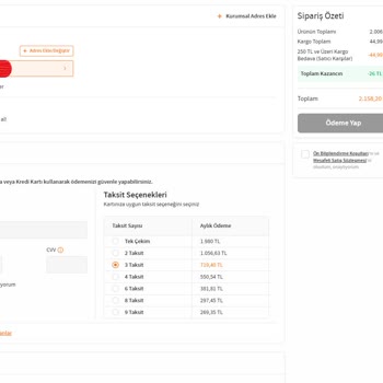 Trendyol'da Peşin Fiyatına Taksit Aldatmacası