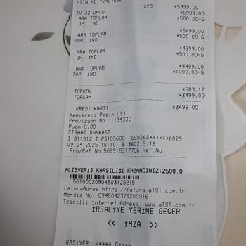 Onvo TV Kurulum Ücreti Mağduriyeti