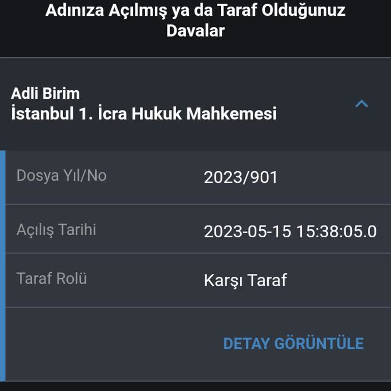 Kapanan İcra Dosyam UYAP'ta Hala Açık Görünüyor
