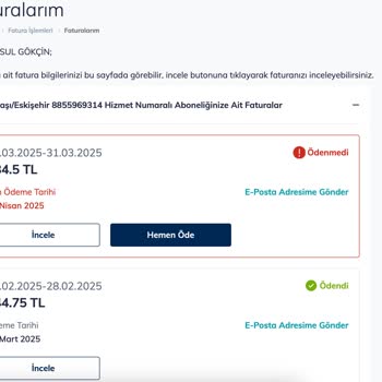 Haksız Faturalandırma Ve Yetersiz Bilgilendirme
