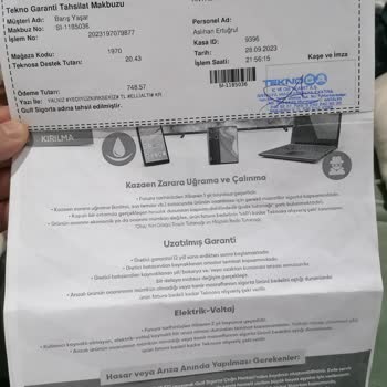 Teknosa'dan Alınan Süpürge Servis Sorunu