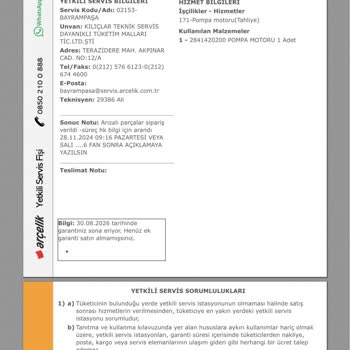 Arızalı Ürünler Ve Çözülmeyen Sorunlar