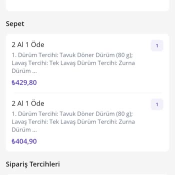 Getir Yemek Siparişinde İptal Sorunu