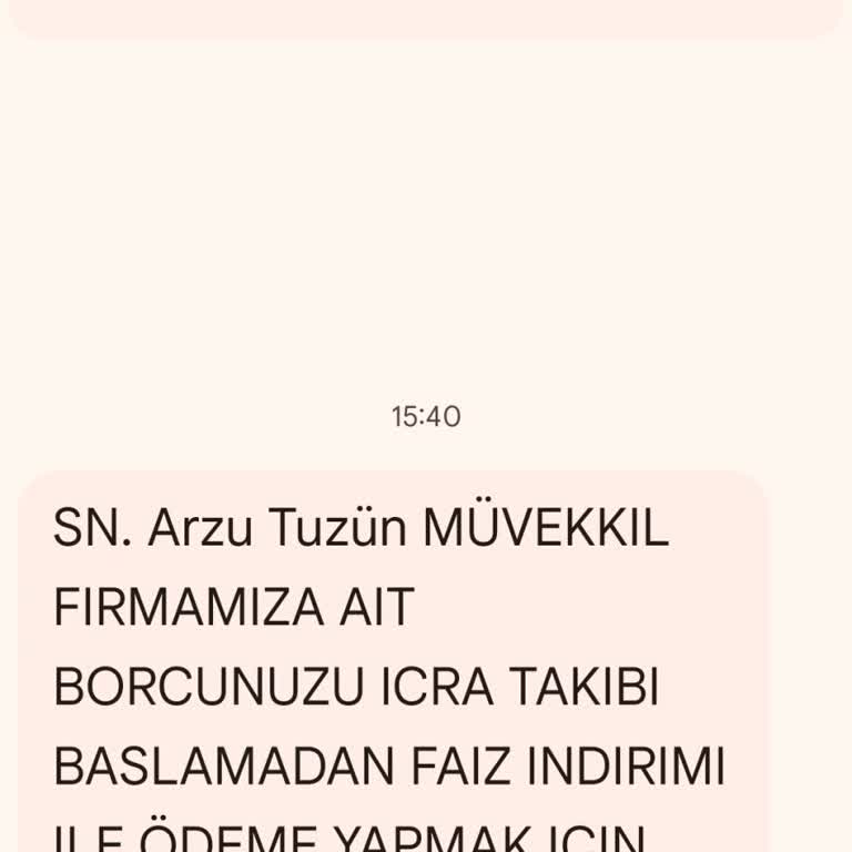 Sürekli Gelen İcra Takibi Mesajlarından Bıkkınlık