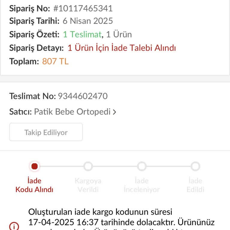 Trendyol'da Teslimat Sorunu Ve Yetersiz Müşteri Hizmeti