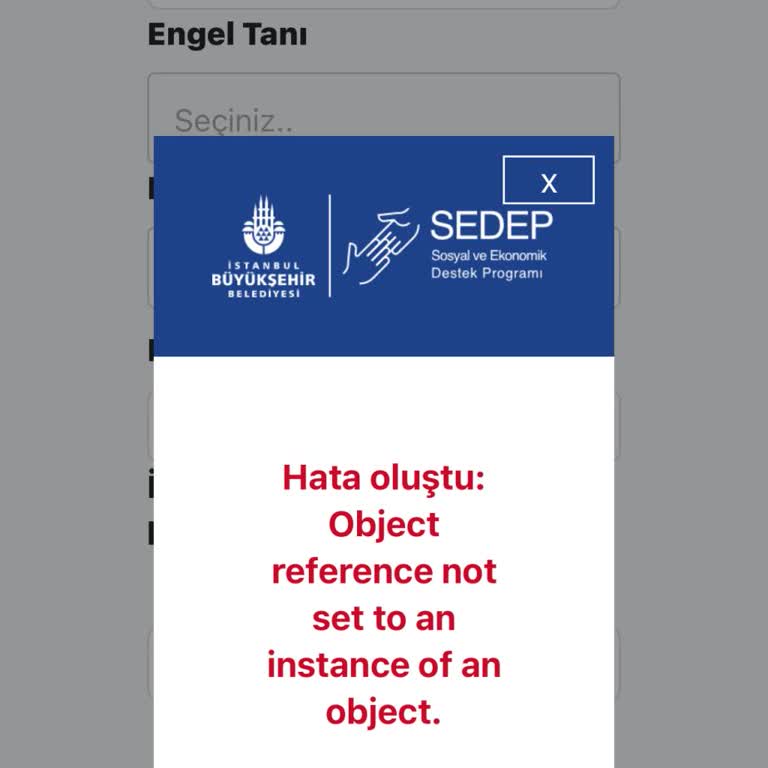 Evlilik Desteği Başvurusunda Sürekli Hata