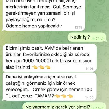Trendyol Adına Yanıltıcı Görev Teklifi Ve Kişisel Bilgilerin Tehlikeye Atılması