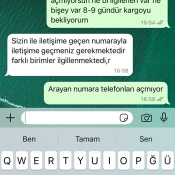 2900 TL'lik Alışverişte Kargo Krizi Ve İletişim Sorunu