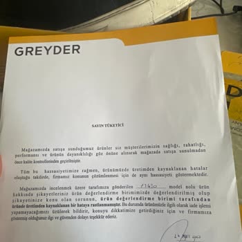 Greyder Ayakkabıda Hayal Kırıklığı