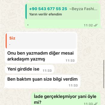 Sipariş Verdim Ürün Yok İade Yok