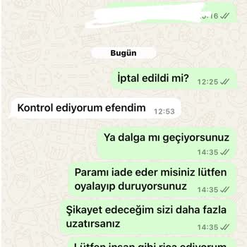 Sipariş Verdim Ürün Yok İade Yok