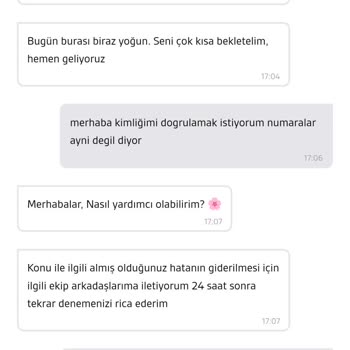 Akbank Canlı Destek Sorunu